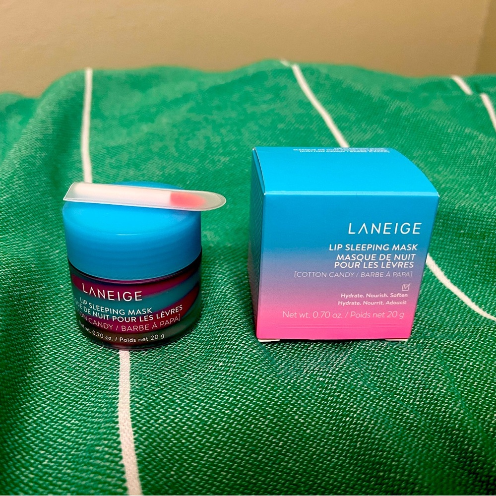 Laneige cotton candy lip mask